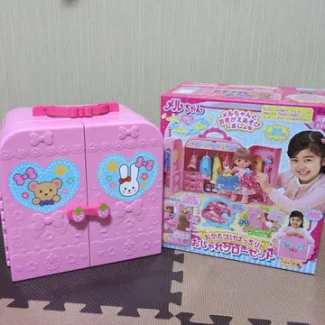 주말 한정판 [컨디션 최상] 멜짱 오샤레 수납 옷장 핑크