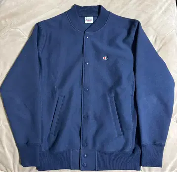 챔피온 리버스 위브 스톰 쉘 스냅 맨투맨 M 네이비