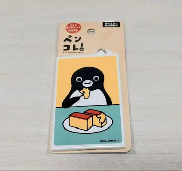 [ 미사용품 ] Suica 펭귄 패스 케이스 카드 케이스(카스테라)