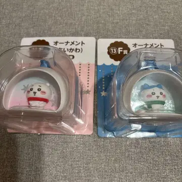 애니마이 복권 세븐일레븐 치이카와 (먼작귀) 하치와레 오너먼트 세트