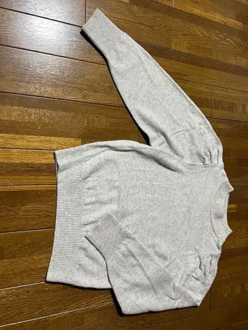 UNTITLED 그레이 긴팔 니트 0 사이즈