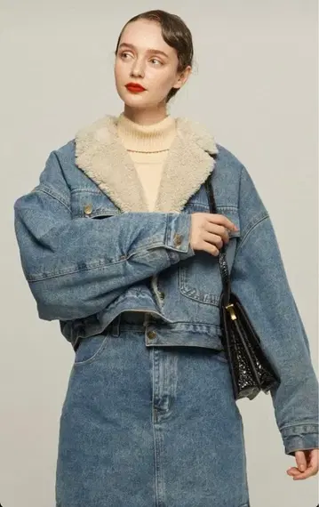 Tnewties 강아지 짖는 소리에 깜짝 놀란 데님 자켓 L