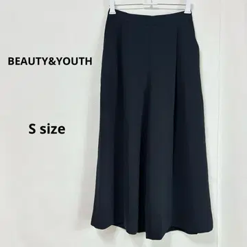 BEAUTY&YOUTH 가우초 팬츠 S 다크 네이비 허리밴딩