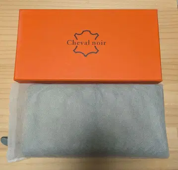 [Cheval noir] 올리브색 남성용 천연 가죽 장지갑 라운드 지퍼