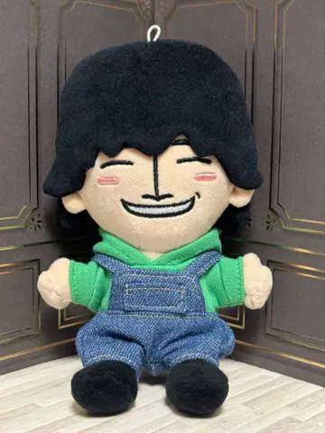 사노 마사야 A 그린 후드티, 파란색 오버롤 하피누이 치비누이 의류