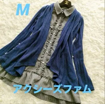 axes femme 원피스 도킹 스트라이프 프릴 M 사이즈