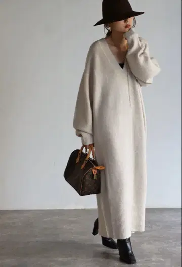 택 포함 미사용 새상품 니트 원피스