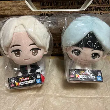 BTS TinyTAN 봉제 인형 Jimin & SUGA 세트