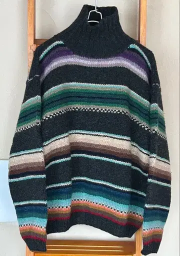 빈티지 멀티 컬러 니트 O.HENRY 90s