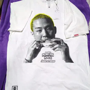 MONICHIKIHOUSE 사워크림 티셔츠