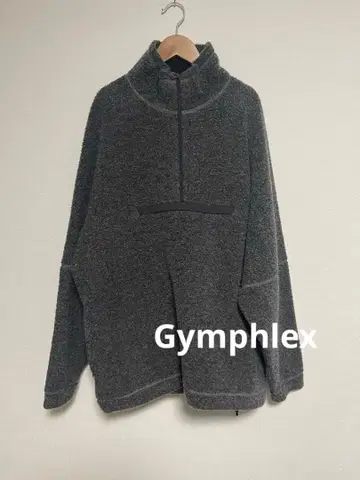 Gymphlex 라이트웨이트 울 파일 하프 지퍼 풀오버