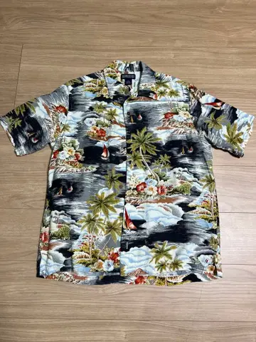 LANDS END 알로하 셔츠 M 사이즈
