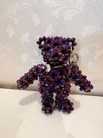 곰 키링 반지 홀더