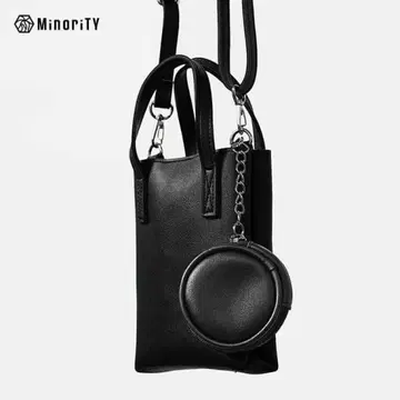 [택 포함] MinoriTY PU 가죽 핸드백 타입 숄더백