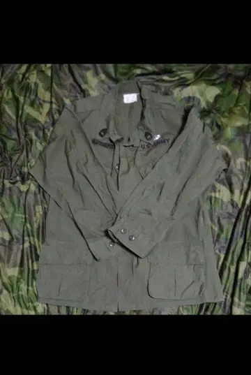 최종 가격 인하 베트남전 미군 정글 퍼티그 자켓 MS 빈티지