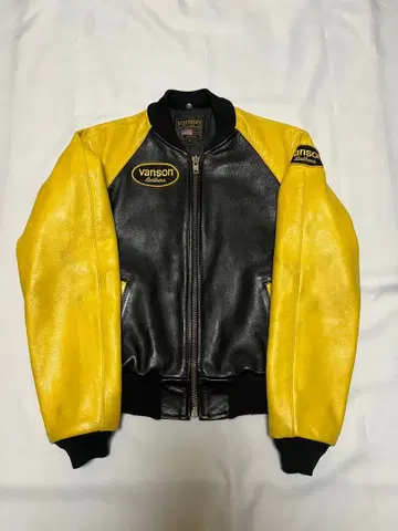 VANSON 레저 자켓 투톤 USA제 TJV