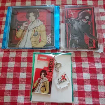 P5X 페르소나5 원더 주인공 애니맥스 카페 아크릴 3종 세트