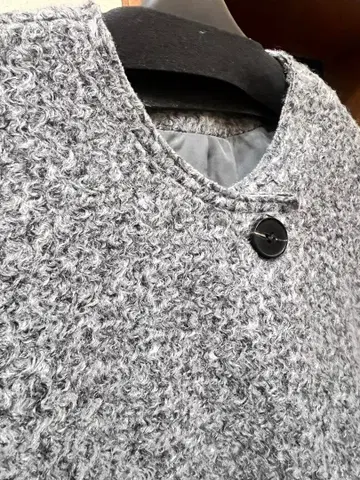 ZARA 노카라 자켓 그레이 XS