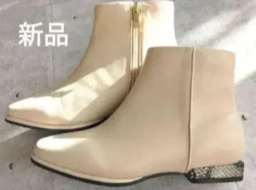 tamaRu 베이지 사이드 고어 부츠 새상품