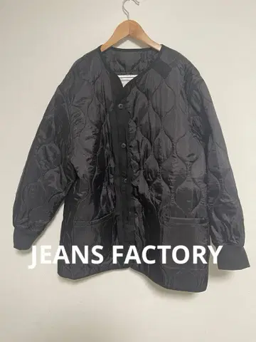 JEANS FACTORY 밀리터리 별주 퀼팅 라이너 자켓