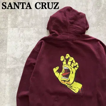 SANTA CRUZ 산타크루즈 양면 프린트 풀오버 후드티
