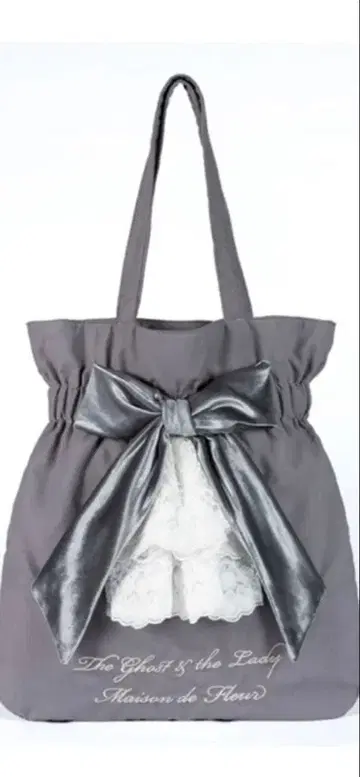 고스트 앤 레이디 Maison de FLEUR 콜라보 토트백 그레이