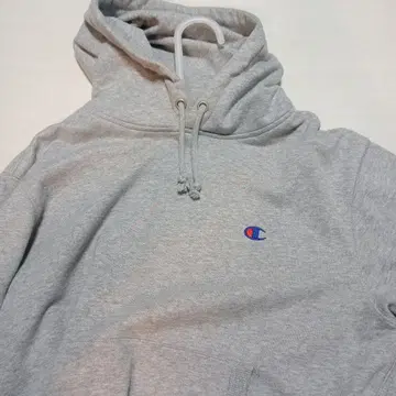 Champion 그레이 후드티 S 사이즈