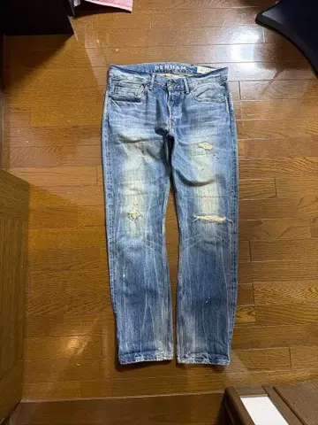 DENHAM GRADE SLIM 데미지 진 W33 L32