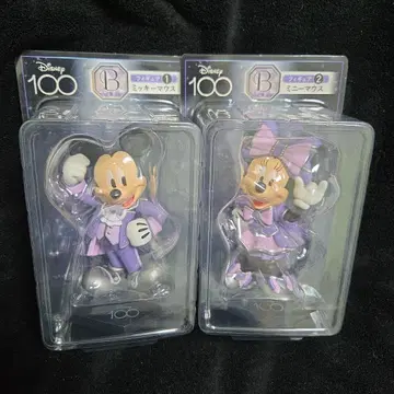HAPPY 복권 Disney100 B상 미키마우스 & 미니 마우스 세트