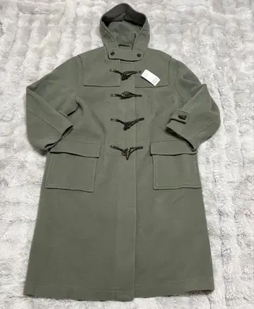 택 포함 새상품! MONTGOMERY Kennington 더플 코트 카키