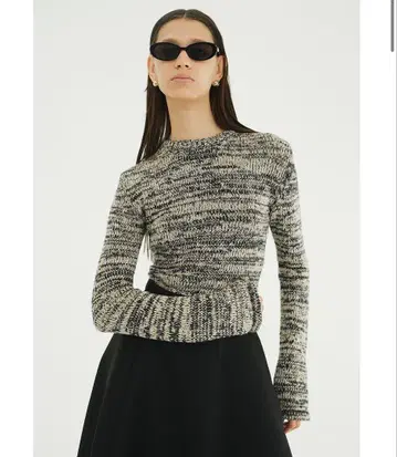 clane COTTON SHORT KNIT TOPS