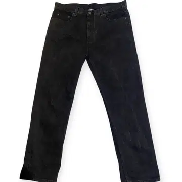 블랙 데님 팬츠 35 X 30