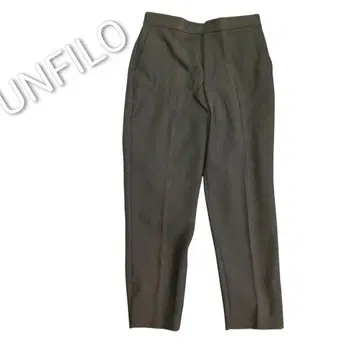 [ 택 포함 ] UNFILO 브라운 계열 슬랙스 뒷밴딩 포켓 4개