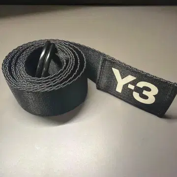 Y-3 블랙 벨트