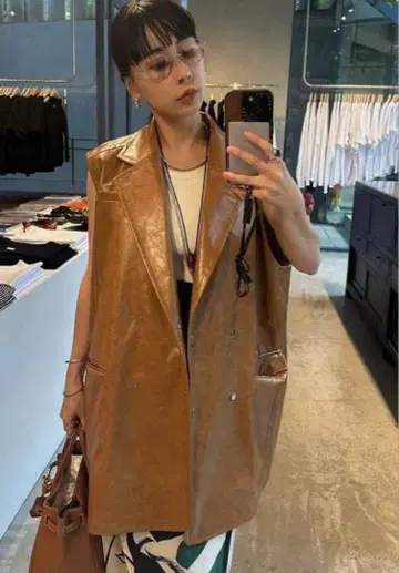 완판템 ameri CRASH FAKE LEATHER N/S JA