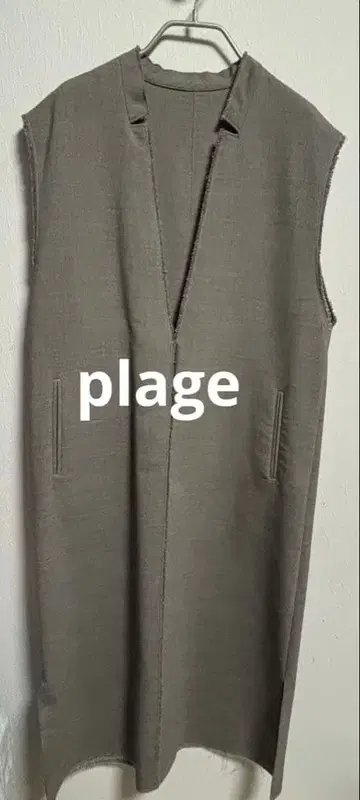 Plage 매니쉬 색 원피스 플라주 원피스