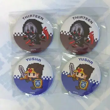 나침반 페스티벌 픽셀 캔뱃지 13 서틴 용사