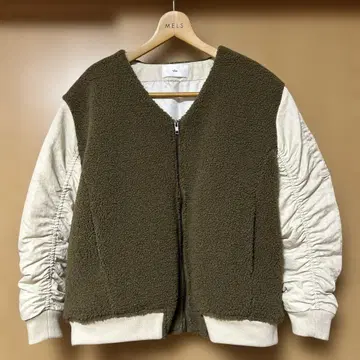 스콧 클럽 올리브 그린 보아 자켓