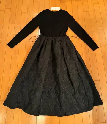 ADORE 어도어 플로럴 자카드 원피스