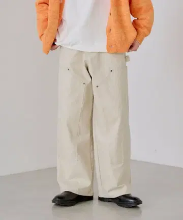 [ WHIMSIC ] 더블니 페인터 팬츠