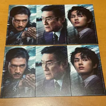 쉐도우즈 엣지 사전 예약 혜택 3단 접이식 포토 카드 2개 세트