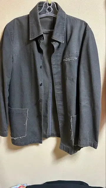 BOYCOTT 다크 그레이 커버올 사이즈 3