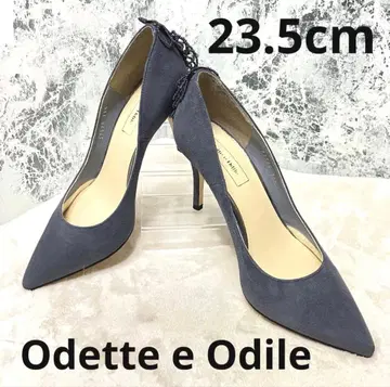 [새상품급] odetto 네이비 비즈 스웨이드 23.5cm