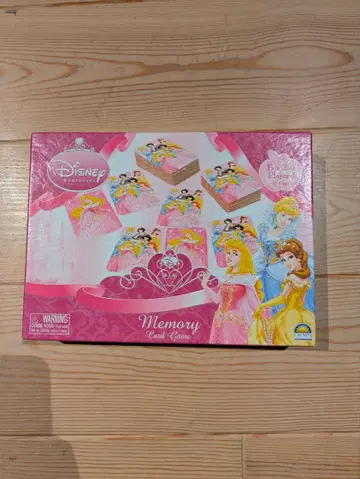 미사용 새상품 Disney 프린세스 메모리 카드 게임