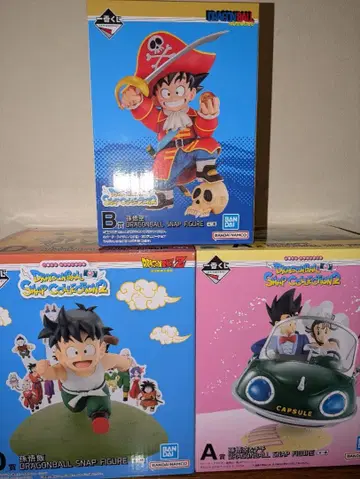드래곤볼 스냅 피규어 A B 세트