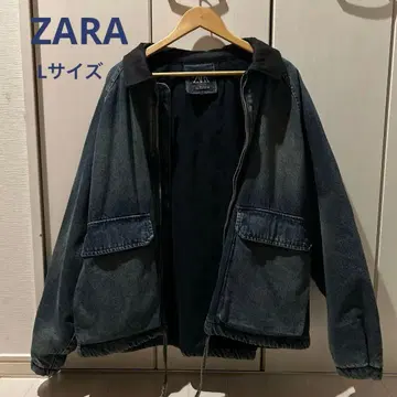 ZARA 다크 데님 집업 자켓