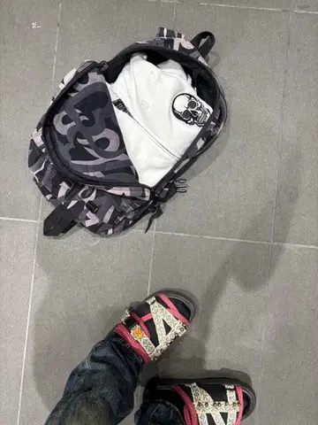 넘버나인 스컬 후드티 NUMBER (N)INE