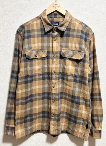 patagonia 긴팔 플란넬 셔츠 체크 코튼 100% 파타고니아