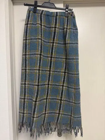 BEAMS BOY 체크 무늬 롱 스커트