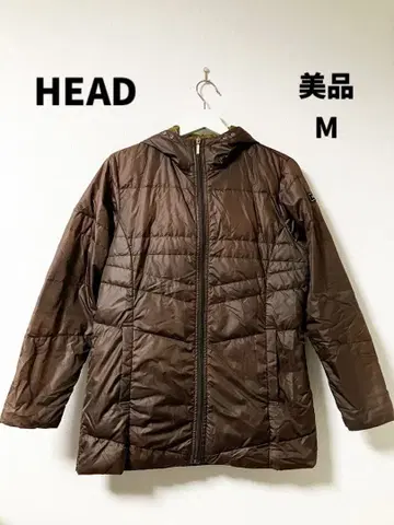HEAD 다크 브라운 후드 부착 다운 자켓